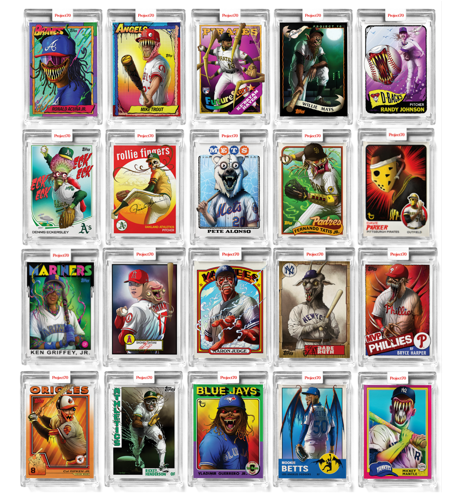 Topps Project 70 Alex Pardee - 20 Card Complete Set | eBay Topps Project 70 Alex Pardee - 20 Card Complete Set | eBay