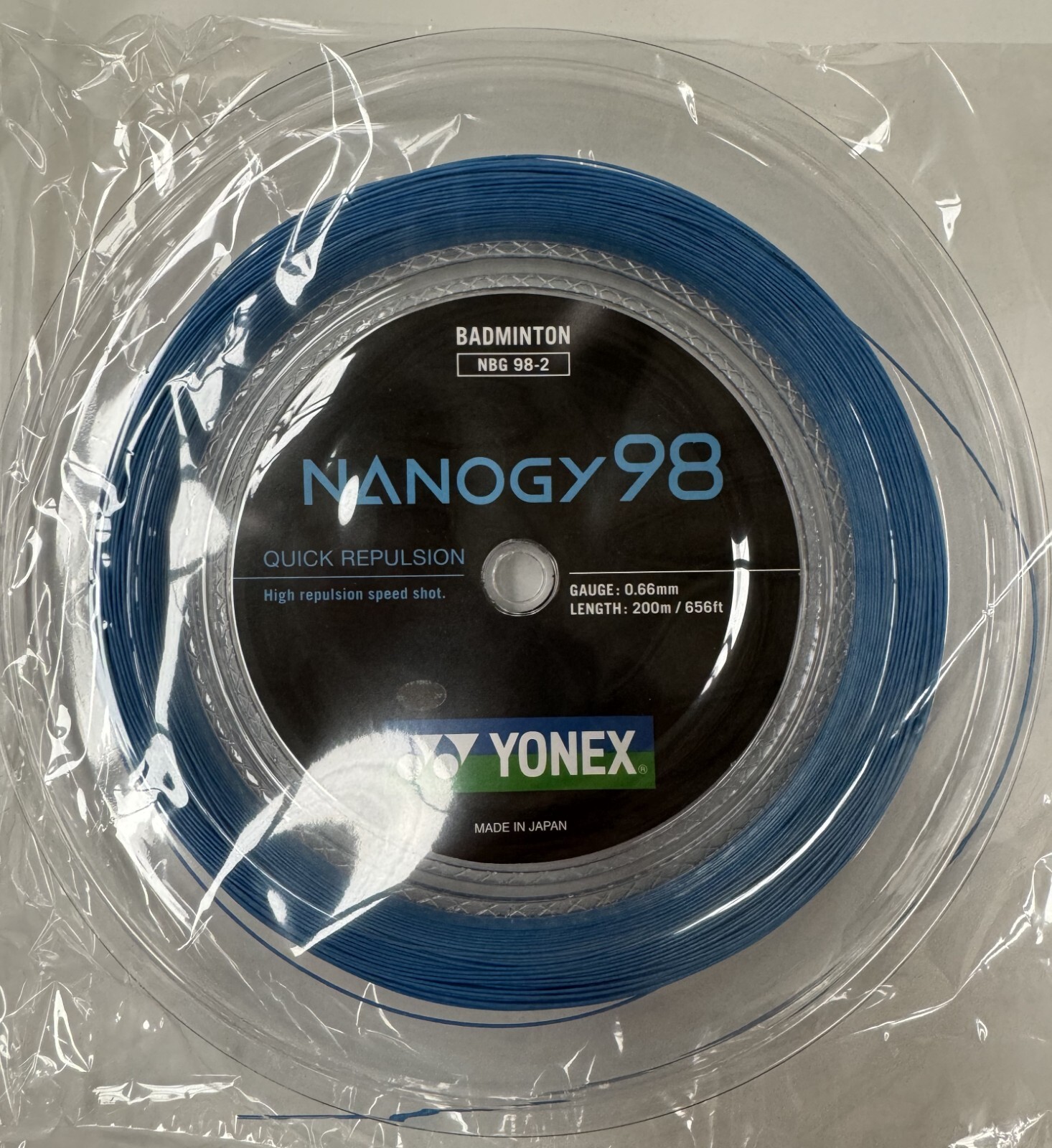 ＊issi＊　NANOGY98　EXBOLT65　200ｍ Yonex Exbolt 65 Badminton String 200m (656ft) Reel - 0.63mm