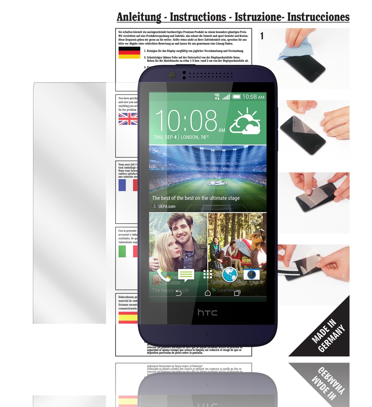 Dipos Displayschutzfolie Für CAT S30 – 6x Klar, Kratzfest (4H), Blasenfreie Montage – Made In Germany