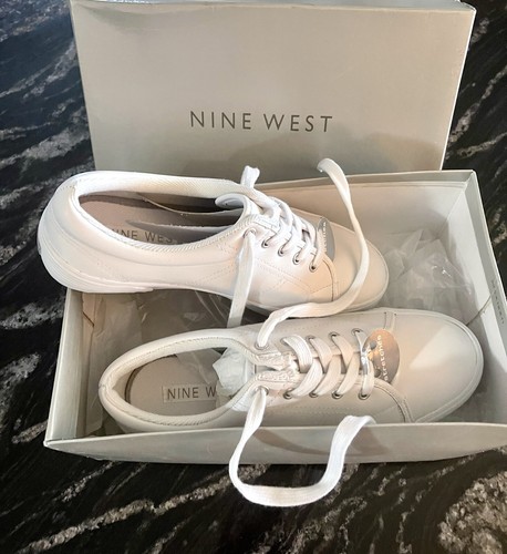 Retro 90's Y2K Nine West TILLY White Low Platform Sneakers Retro 90's Y2K Nine West TILLY White Low Platform Sneakers