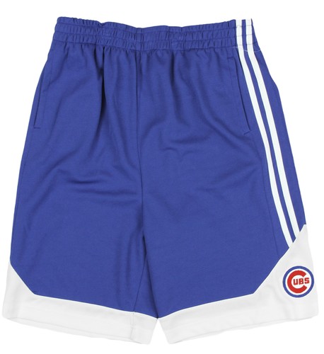 Шорты в полоску MLB Baseball для детей и молодежи Chicago Cubs — королевский синий/белый