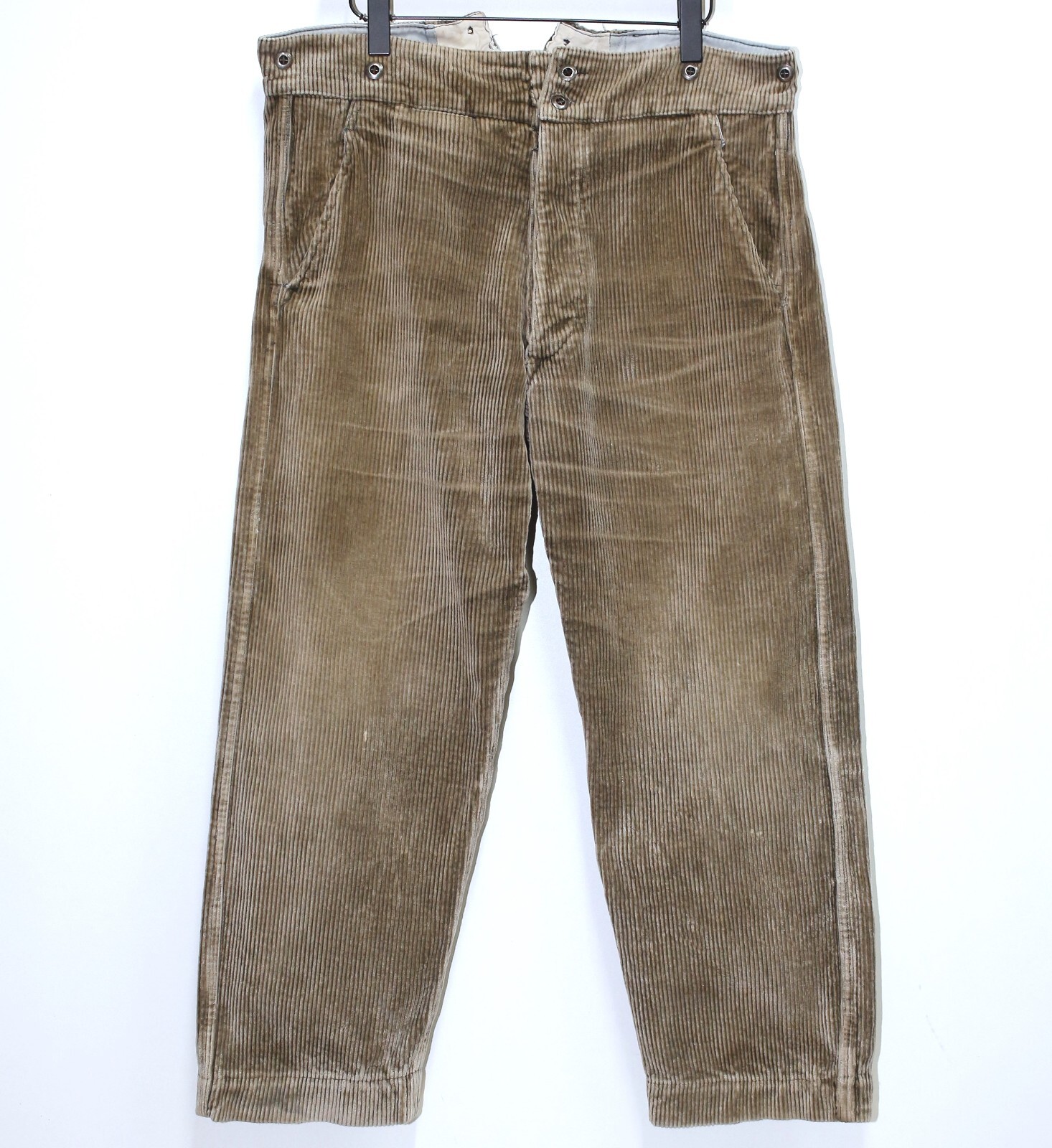 パンツ CHEVRE french military BAKER PANTS Pherrow's PUP1 Baker Pants Back Satin Olive | Cultizm