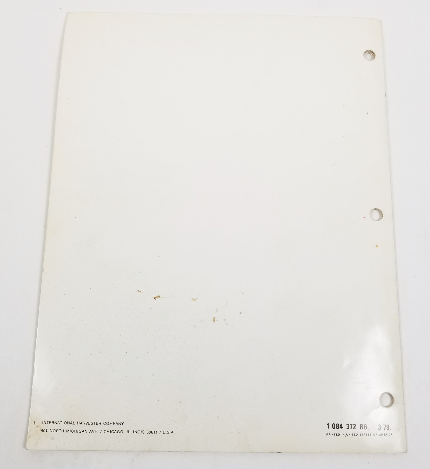 International Cub Cadet Rotary Mower Operator's Manual 38A, 44A, 50A, 3 Spindle