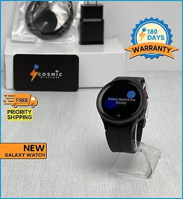 NEW Samsung Galaxy Watch 5 Pro 45mm (SM-R925U) (WiFi + LTE/Cellular) - Black