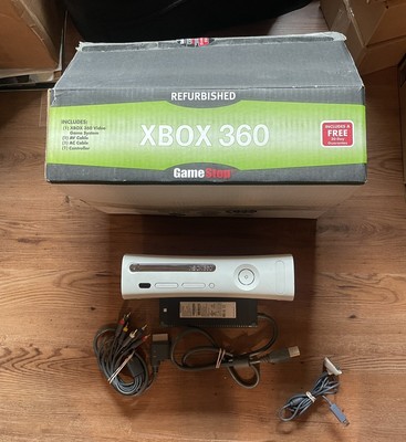 Xbox 360 Console + Selling As Is parts only + GameStop box and accessories