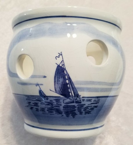 Delft Blue Handpainted Holland Jumbo Flower Pot Planter 5