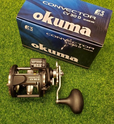 OKUMA CONVECTOR CV 45L 3BB Trolling Reel with 10 colors 27lb Lead Core Line
