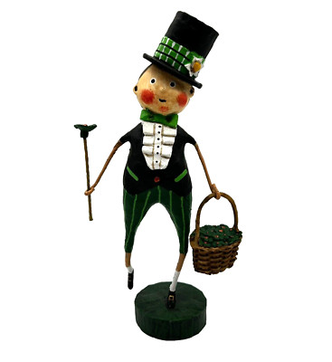 Lori Mitchell Shay O' Shamrock St. Patrick's Day Figurine Signed