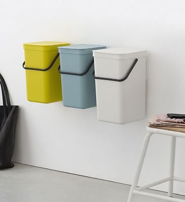 brabantia Abfalleimer 12L Sort Go Einbau Mülleimer