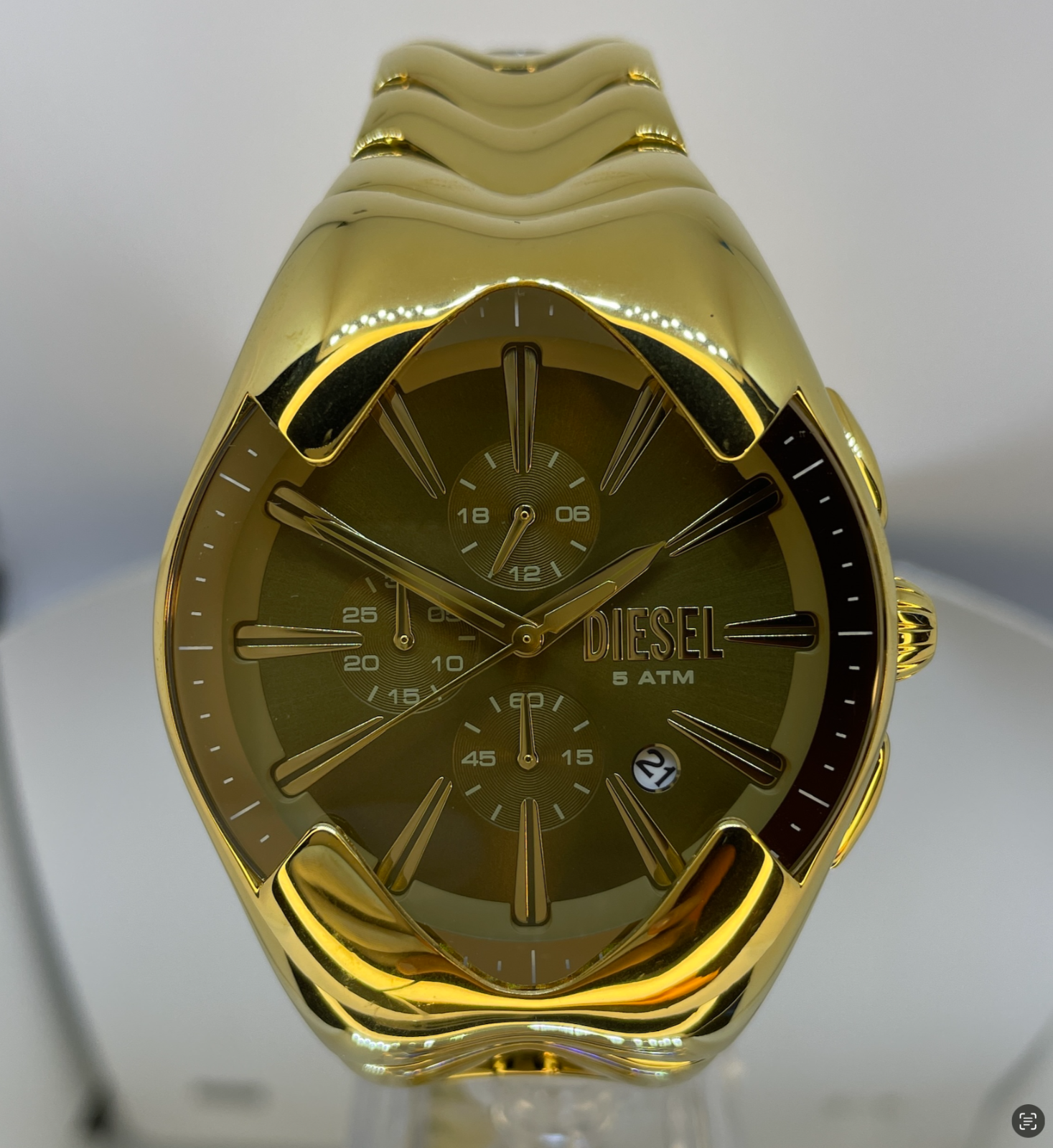 2025 Brand New Diesel Mercurial Chronograph Gold-Tone