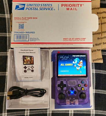 R36S Retro Handheld Video Game Console 64GB 15K Games  3.5 Inch IPS Screen