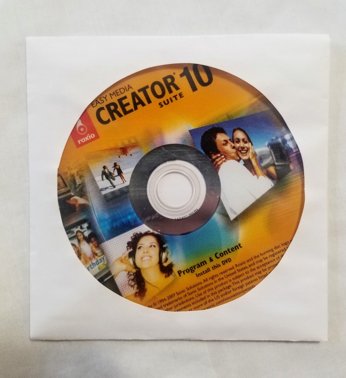 Roxio Easy Media Creator Suite 10 PC DVD create digital movies, photos music CDs