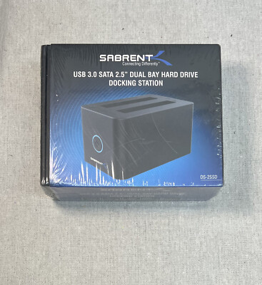sabrent usb 3.0 sata 2.5 dual bay hard drive docking station DS-2SSD