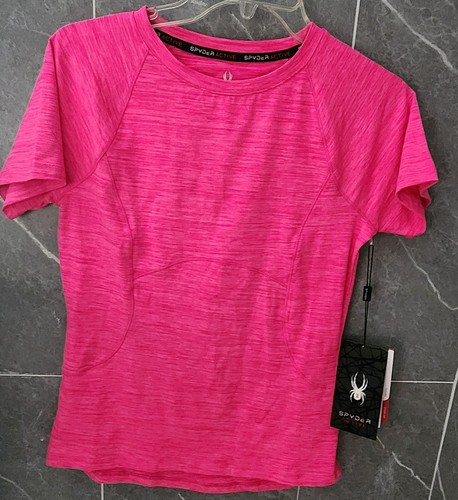 New With Tags Spyder Active Hot Heather Pink Stretch Short
