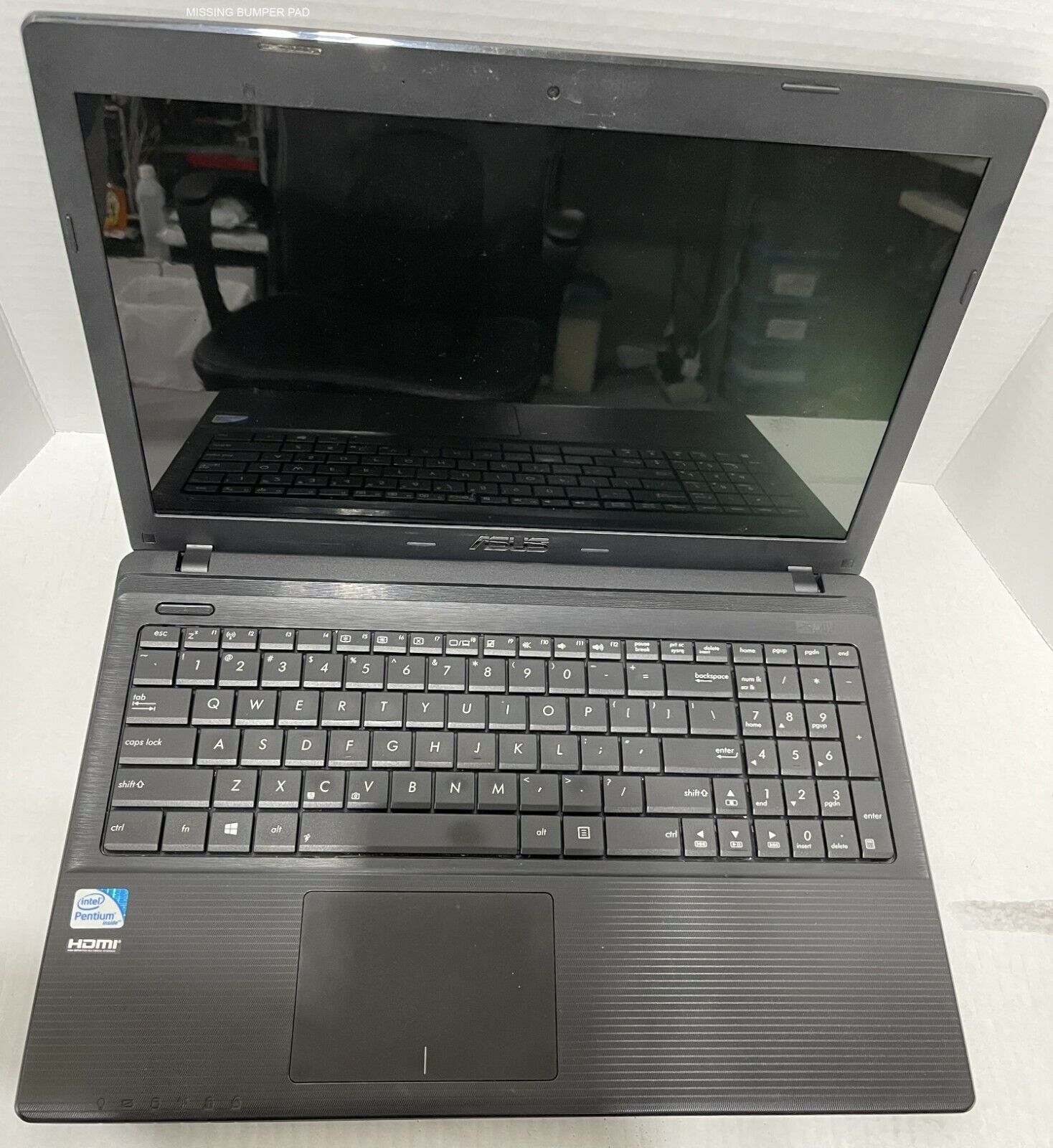 ASUS Laptop Model#:X55C-HPD111F-15.6-Intel-Pentium-DVD-RW-WebCam PARTS ONLY ASUS Laptop Model#:X55C-HPD111F-15.6-Intel-Pentium-DVD-RW-WebCam PARTS ONLY