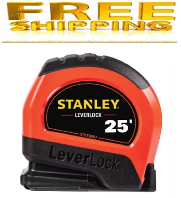 25 ft. Lever lock High Visibility Tape Measure