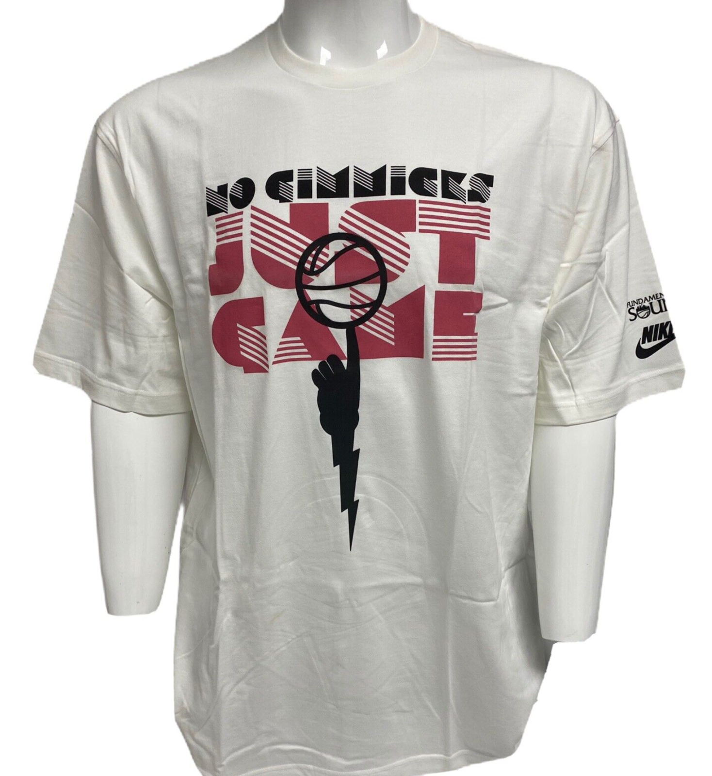 90s nike basketball vintage ナイキ ゲームシャツ Vintage Nike Men's T-shirt No Gimmicks Just Game Basketball