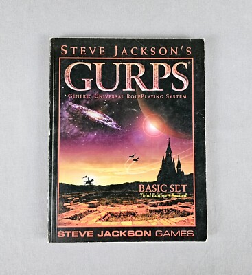 GURPS Basic Set Third Edition Revised RPG Paperbook Book Steve Jackson Games 