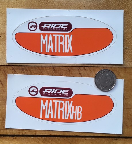 Lot Of 10 Ride Snowboards Stickers Decals