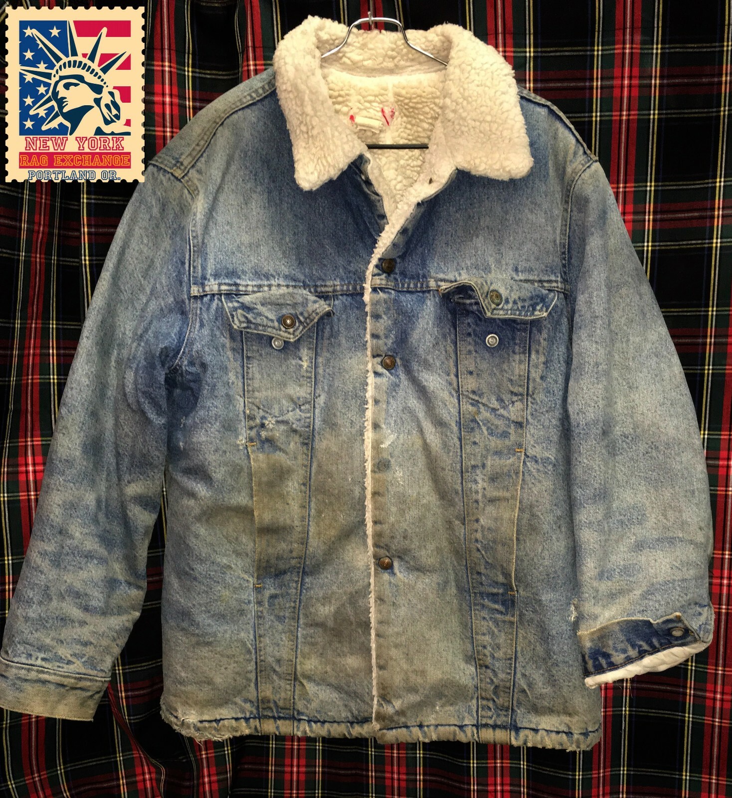 Купить vintage levis sherpa trucker 