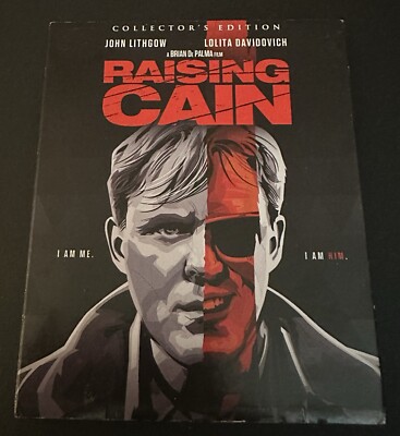 Raising Cain Blu-ray with OOP Out Of Print  Slipcover Scream Factory Horror
