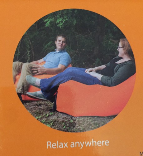 WindRester Self-Inflating Chair Camp Comfort Outdoor inflatable Lounger Rest