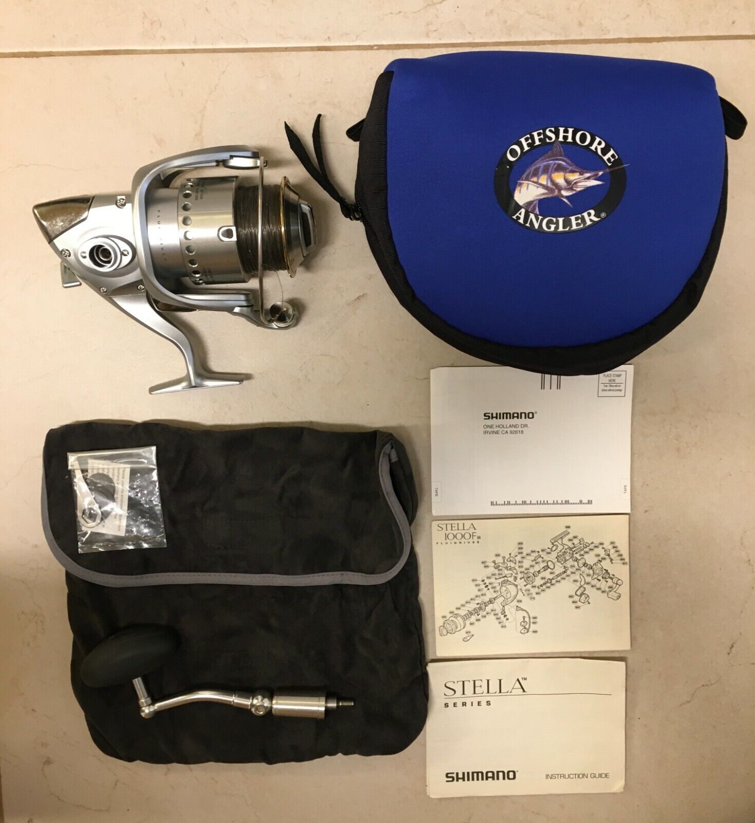 Shimano Stella 10000 F Spinning Reel, Fluid Driver II, Super Shimano Stella 10000 F Spinning Reel, Fluid Driver II, Super
