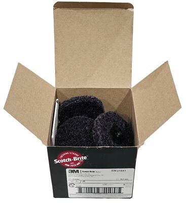 (10) 3M 21541 Scotch Brite 3'' TR Roloc Clean & Strip XT PRO Disc Extra Coarse