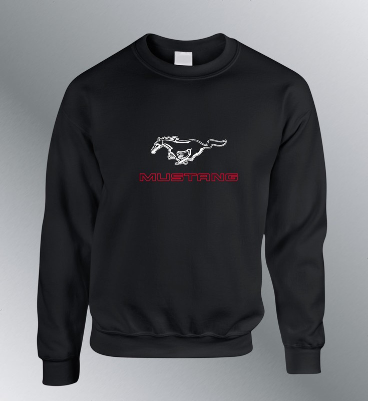 Sweat Shirt Mustang Auto Sweatshirt Sweater Pullover