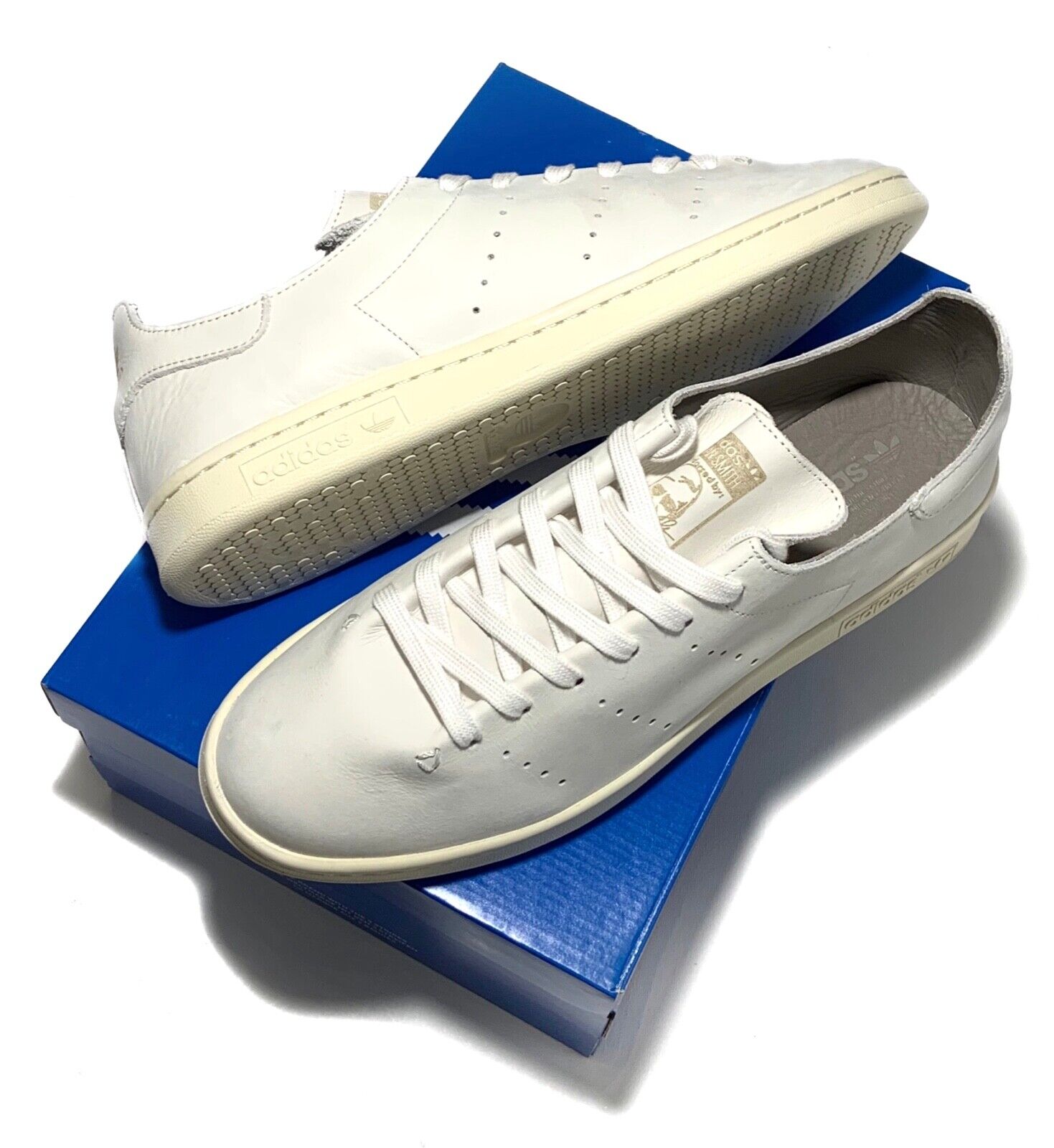 stan smith lea sock white