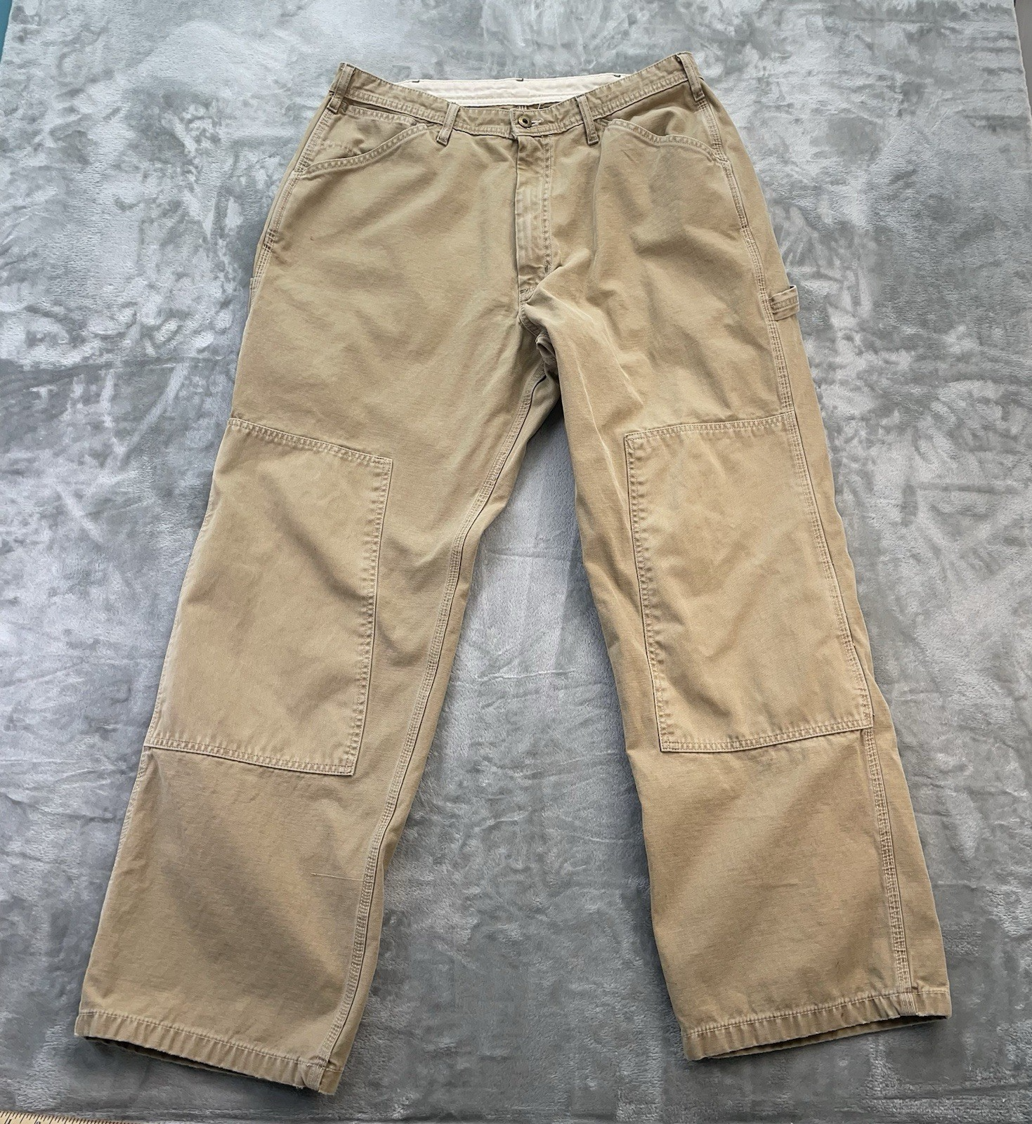 パンツ Ralph Lauren Double Knee Hickory Pants Engineer Fit Distressed Carpenter Pant