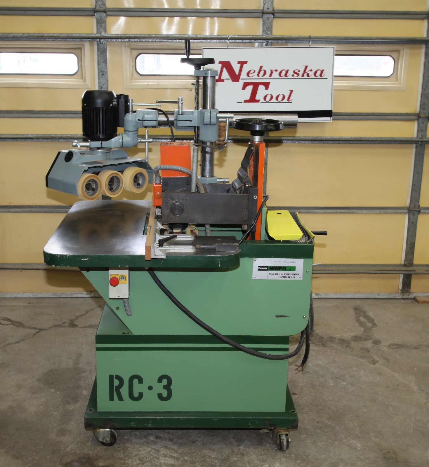 INTERWOOD RC-3 PROFILE SANDER DELTA 36-836 POWER FEEDER