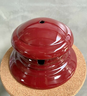 Coleman 200a Tall   Ventilator lantern dark red Color,  enamel paint.