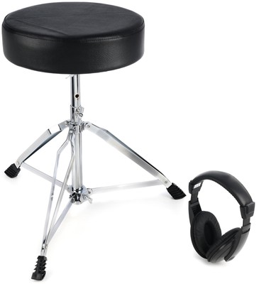 Alesis Drum Essentials Bundle - Throne and Headphones (2-pack) Bundle
