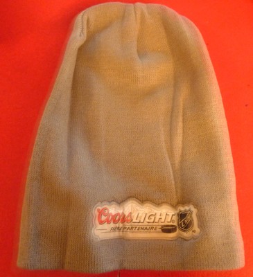 Cool Beanie Hat Coors Light Beer Promotion ! Montreal Canadiens NHL