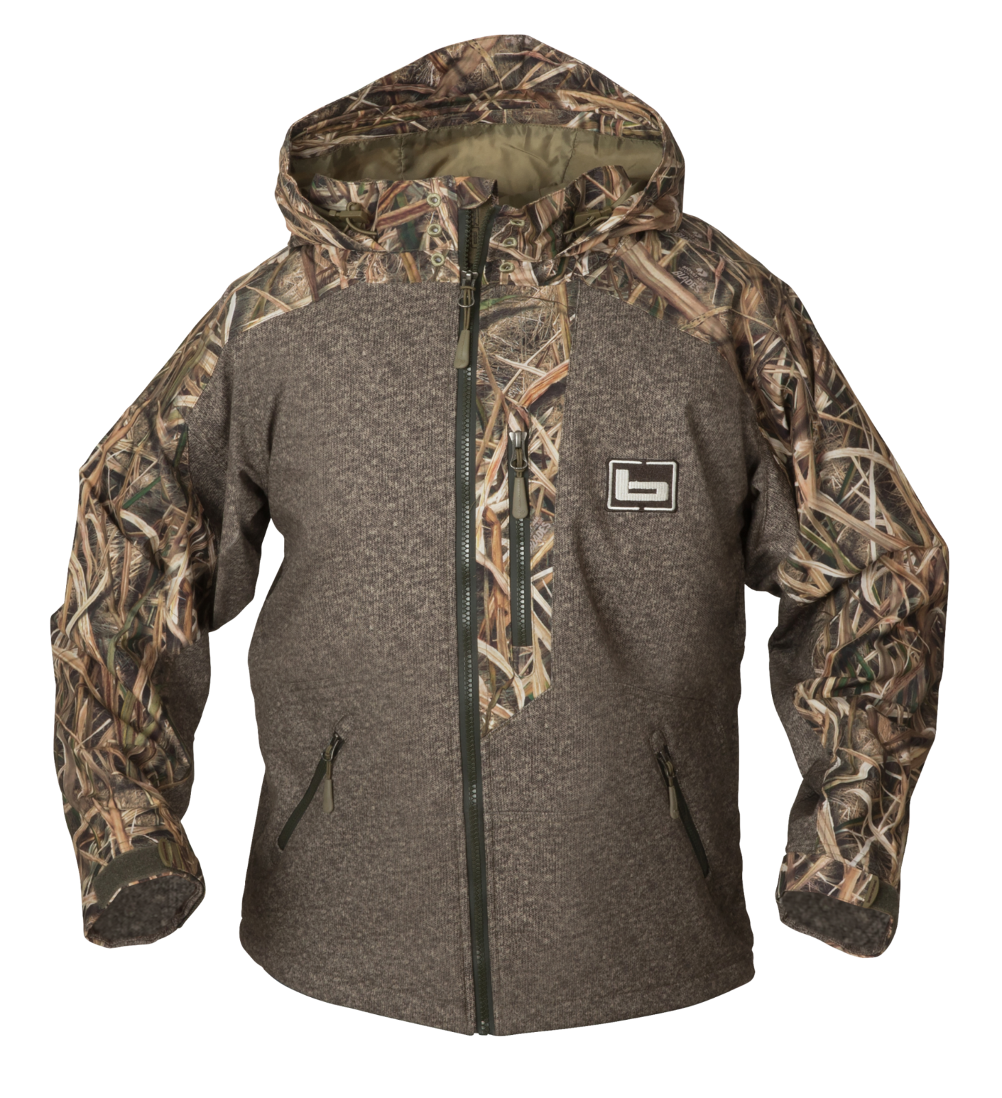 TENDERLOIN　ZIPUP　WORKJKT　CAMO CAMO Banded Tule Lake Full Zip Jacket w/ Hood Waterproof Hooded