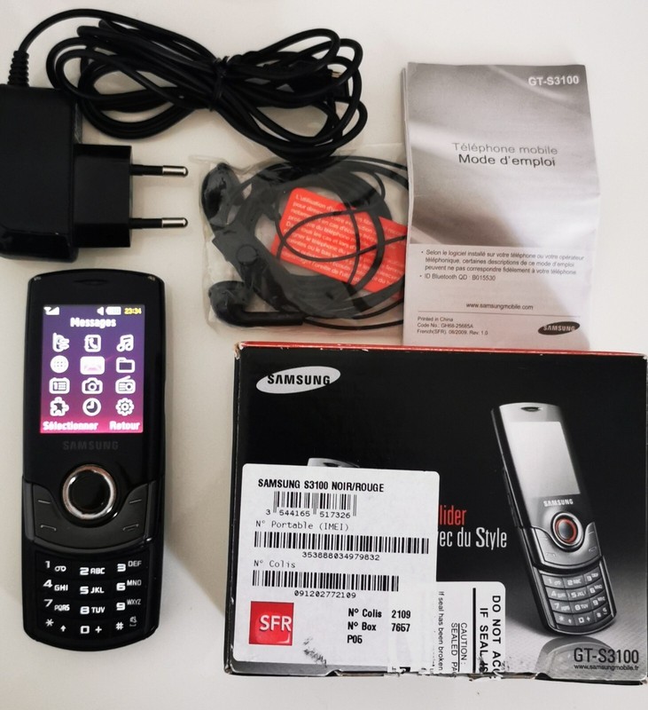 Samsung Gt S3100 Slide TÃ©LÃ©Phone Portable Desimlocker Mobile Phone Unlock ð