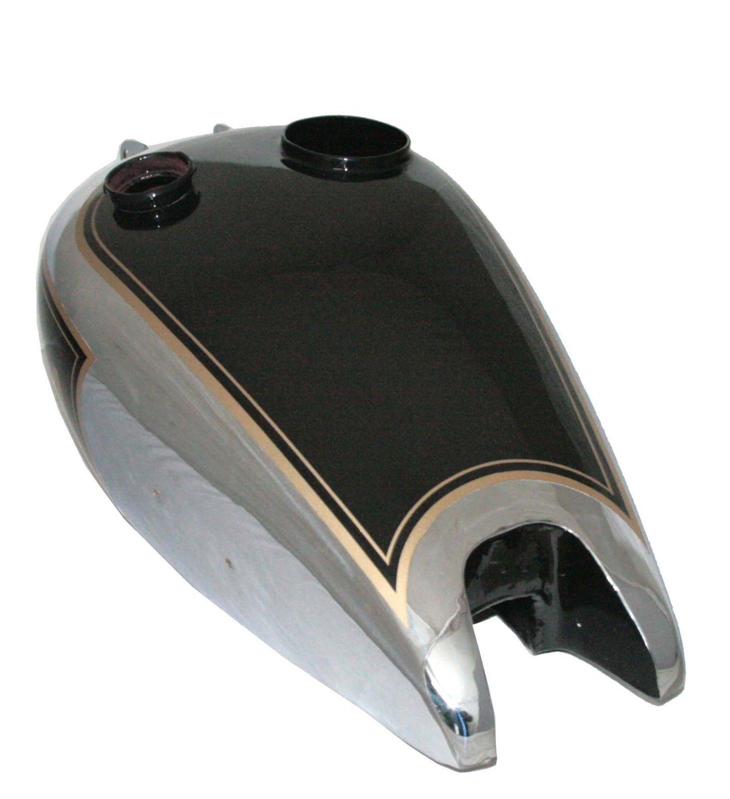 BSA C11 C10 Petrol Fuel Tank Black Painted Chrome Plated  