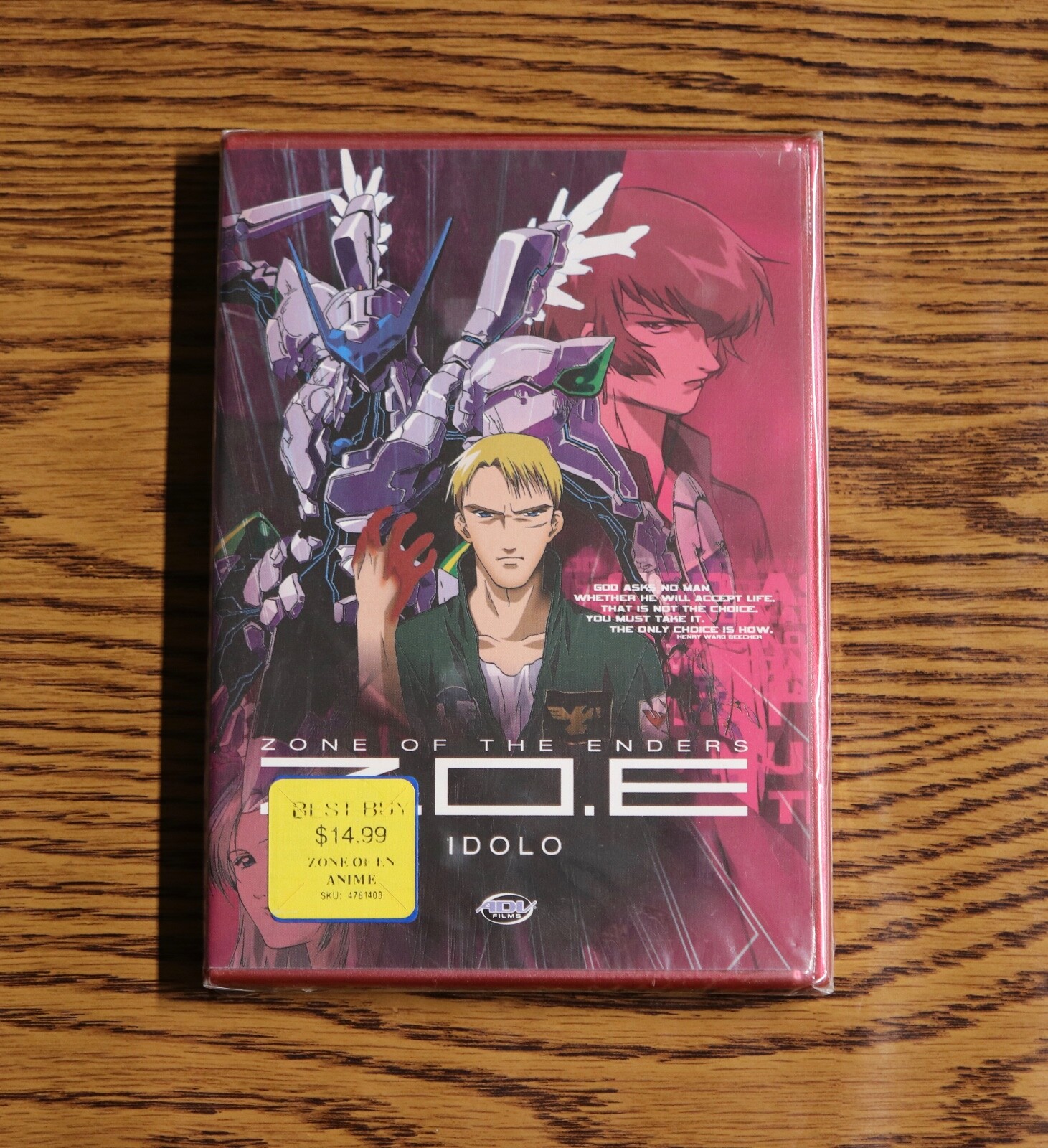 Zone of the Enders: Idolo (DVD, 2002) ADV Films Animation