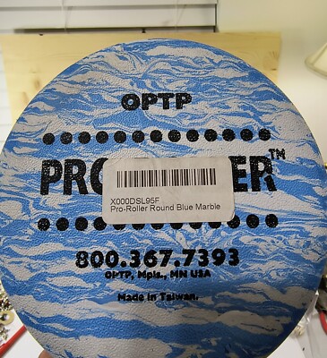OPTP Pro Roller Standard Density Round Blue Marble 6  X 36  - SUPER CLEAN / LN !