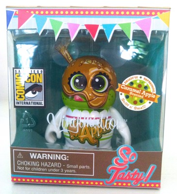 DISNEY VINYLMATION 3'' SO TASTY SCENTED SDCC CARAMEL APPLE COLLECTIBLE LE 250 NIB