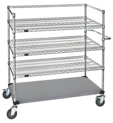 Stainless steel case cart 24'' x 60'' x 60''  1 EA