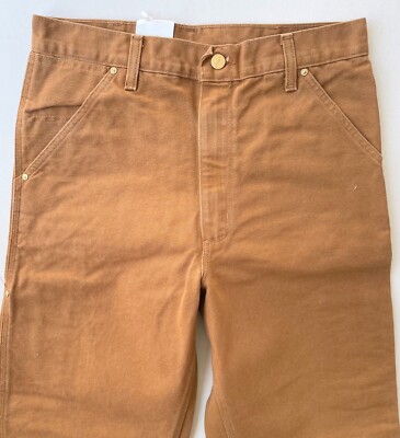 Carhartt WIP Single Knee Pant Dearborn Canvas WU1306 Canvas Brown W31 L34