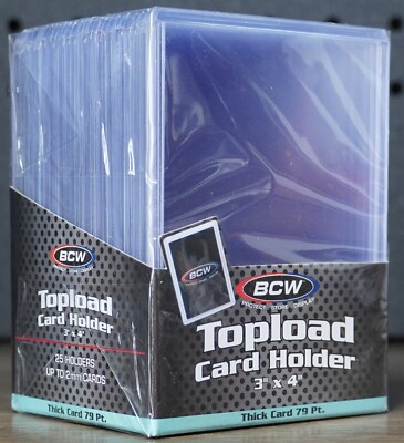 BCW Card Sleeves Thick Cards (100 Stück) EBay