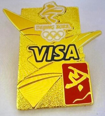 BEIJING 2022 OLYMPIC GAMES  - VISA FREESTYLE SPONSOR PIN