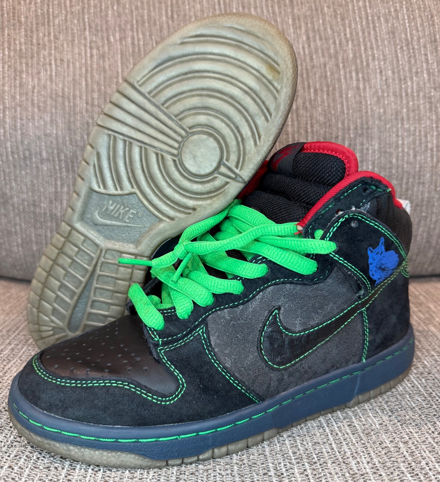 RARE Nike Dunk SB Premium High Twin Peaks 313171-006 - Mens 6