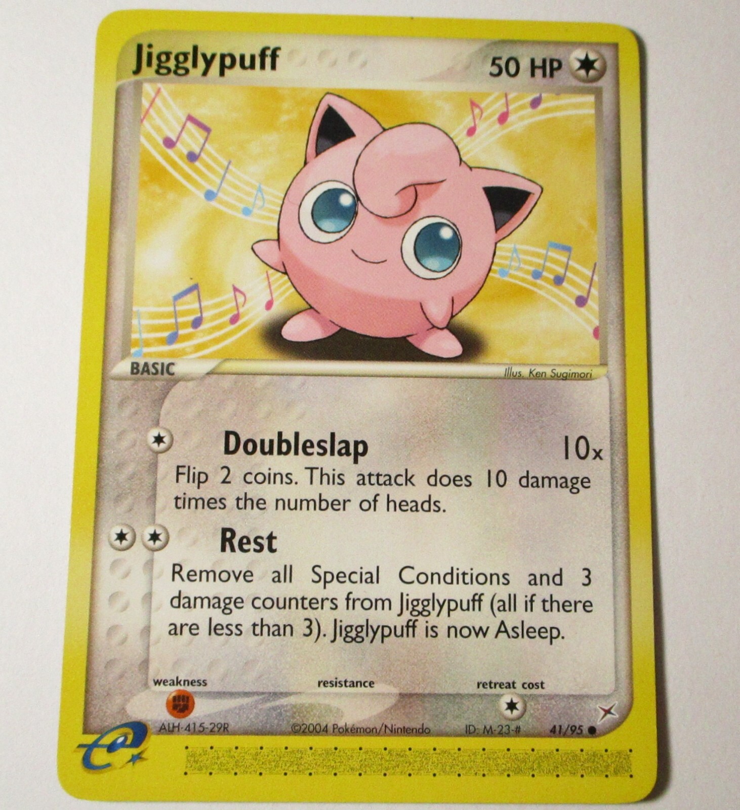 Jigglypuff 41/95 Common EX Team Magma Vs Aqua Pokemon Card Jigglypuff 41/95 Common EX Team Magma Vs Aqua Pokemon Card