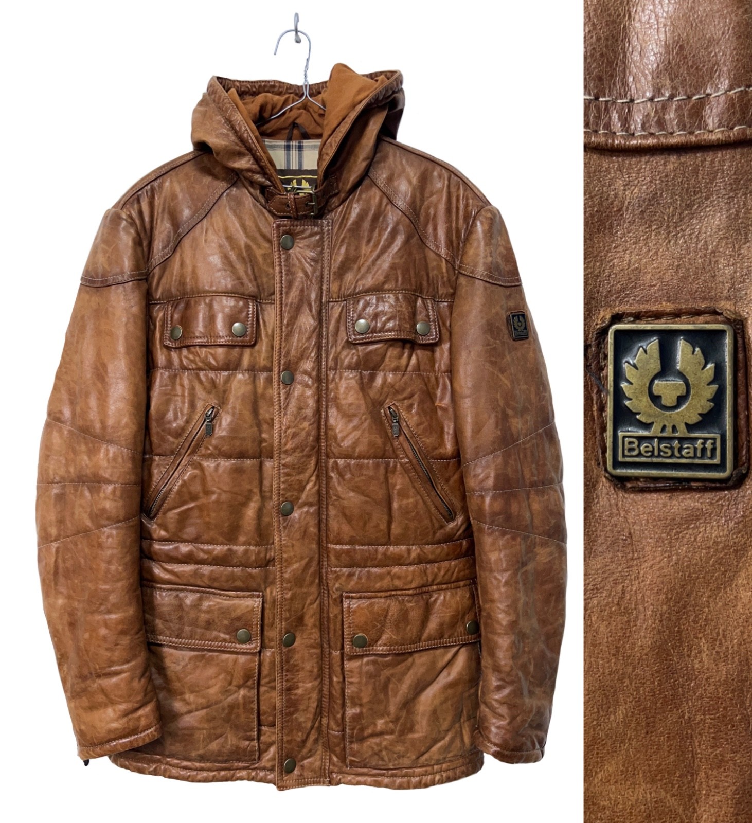 週末SALE! 美品Belstaff GOLD-labelナイロン製イタリア製L 中古・古着通販】BELSTAFF GOLD LABEL (ベルスタッフ ゴールド