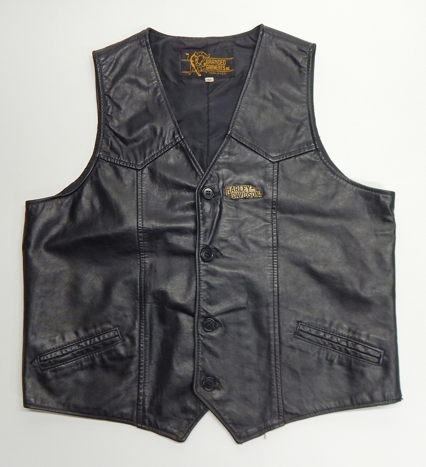 BRANDED GARMENTS レザー ベスト made in USA BRANDED GARMENTS