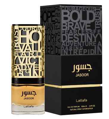 Jasoor Lattafa EDP Spray Perfume Cologne Fragrance for Men 100ml (3.4 Fl. OZ)